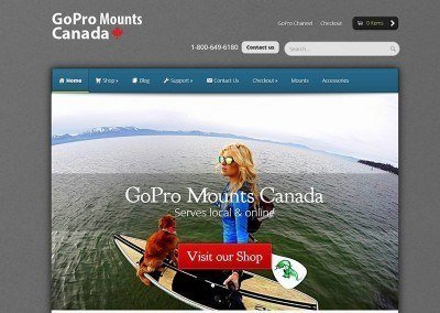 Website Design & E-Store – GoPro Project