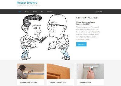 Website Design – Construction Project