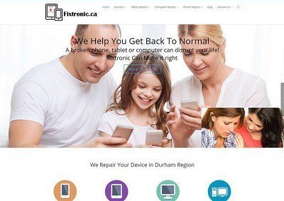 Website Design & SEO – Fixtronic Project