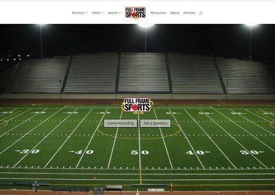 Website Design – Full Frame Sports