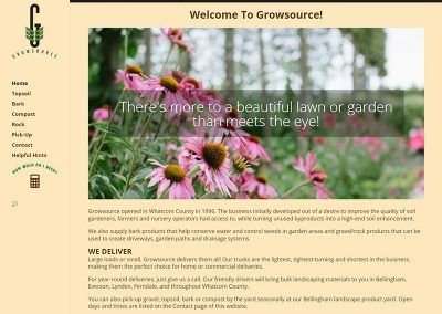 Website Re-Design – GrowSource