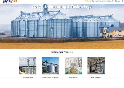 Website Design – COFCO Engineering & Technology Division North America